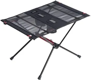 Portable Picnic Table Collapsible Roll-Up Aluminum Folding Camping Table, Ultralight Outdoor Foldable Table for Fishing, Picnic, Card Games