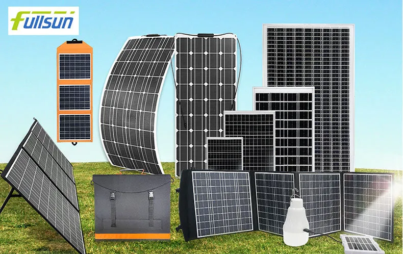 Portable solar panel 4 fold 60w fast charging