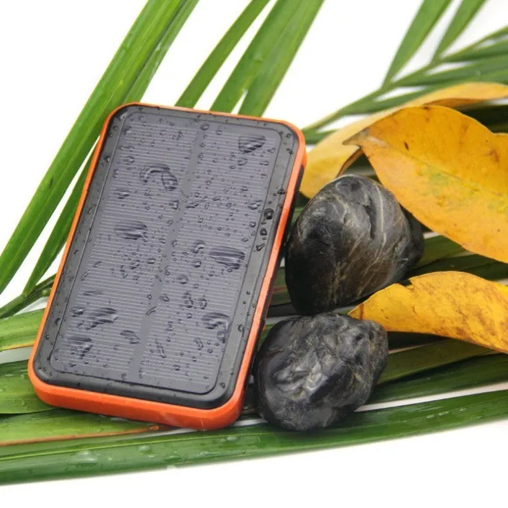 Portable Waterproof Solar Charger Dual USB | 20000mAh External Battery