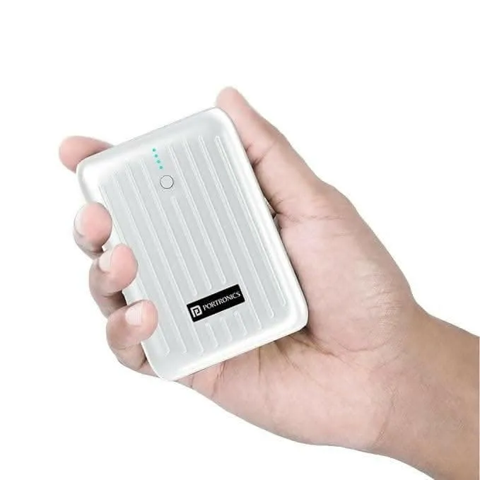 Portronics Zapcell 10K – 22.5W Fast Charging Power Bank with Dual Output & LED Indicator