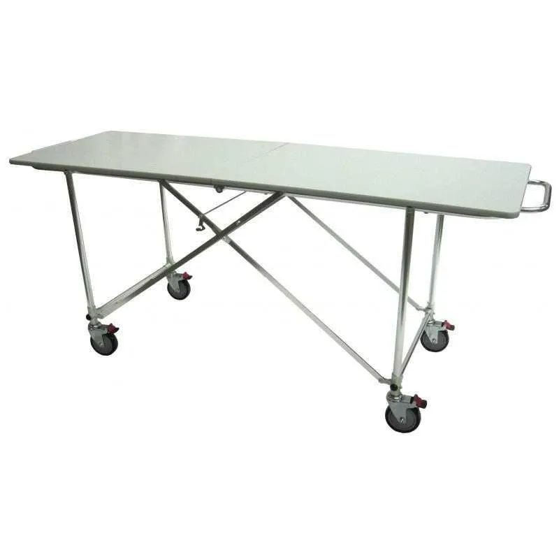 Premium American-Made Hydraulic Embalming Table & Folding Dressing Table Bundle | Oversized Stainless Steel, Easy-Clean, No Assembly Required