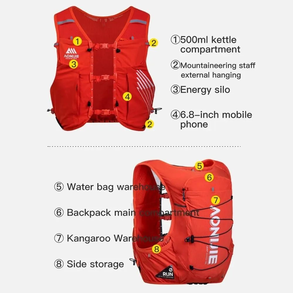 Professional Large Capacity Trail Bag for Men and Women Green,Outdoor Professional Sports Bag