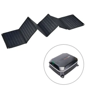 Projecta 120W Soft Folding Solar Panel   IDC25X 25A Intelli-Charge DC-DC Charger