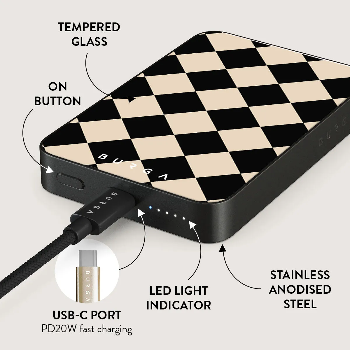 Proper Uniform - Magnetic Power Bank
