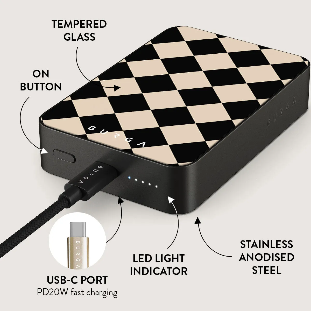 Proper Uniform - Magnetic Power Bank
