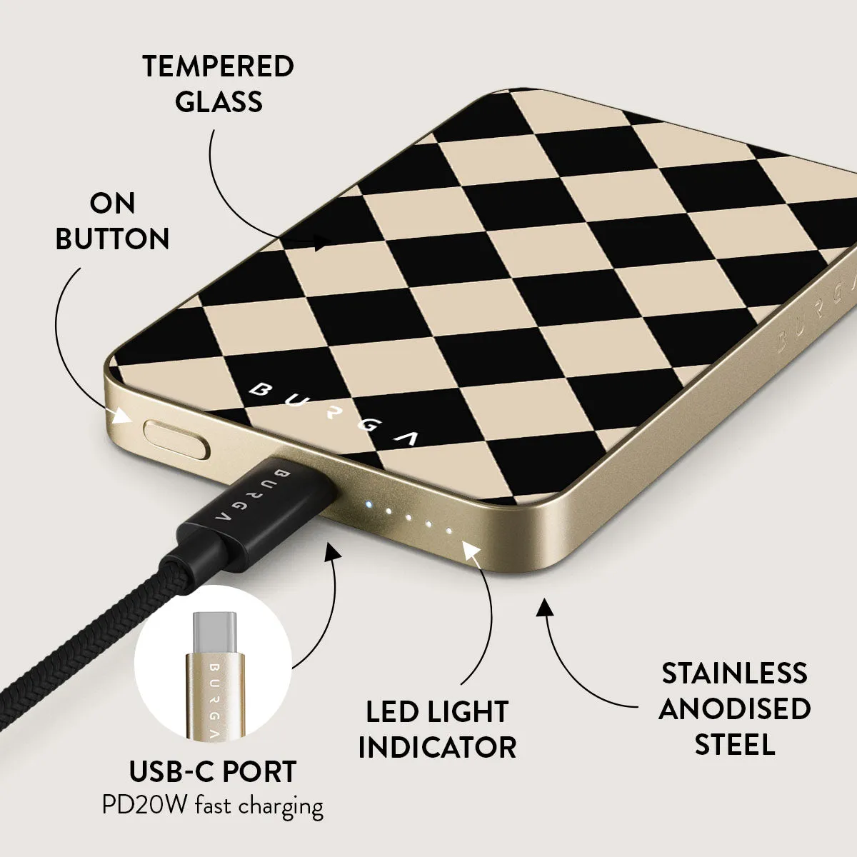 Proper Uniform - Magnetic Power Bank