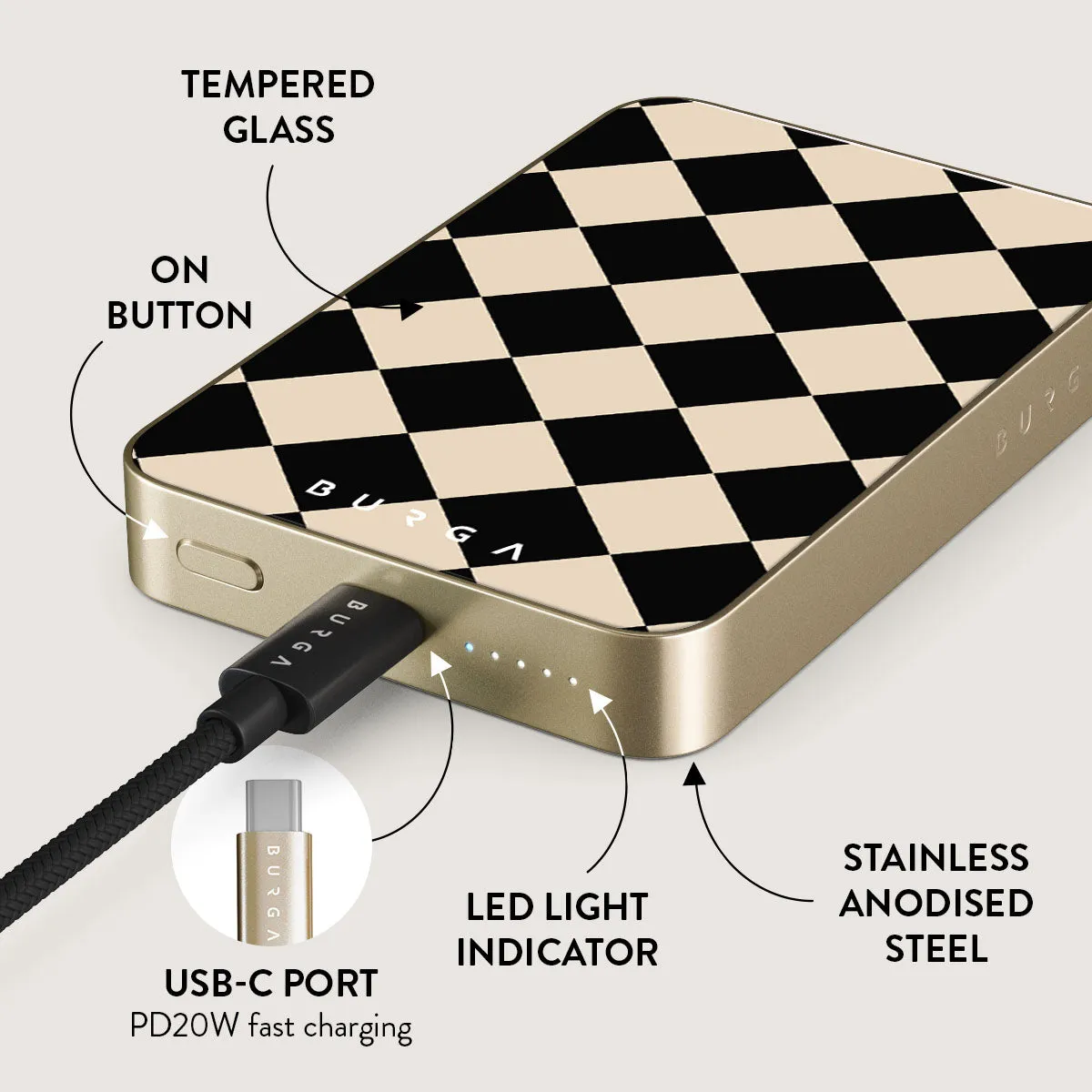 Proper Uniform - Magnetic Power Bank