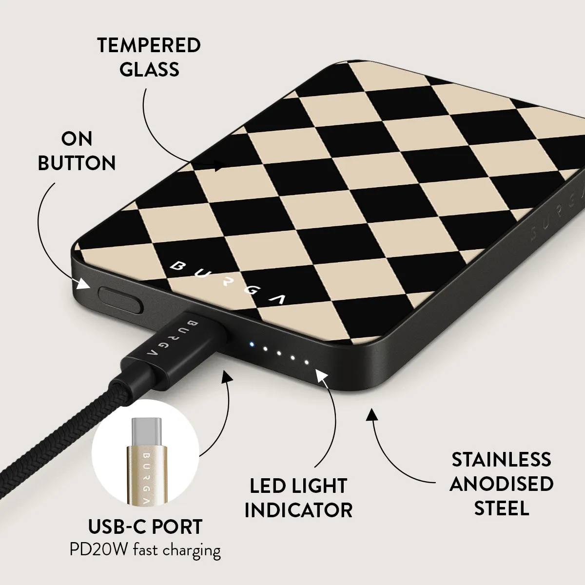 Proper Uniform - Magnetic Power Bank