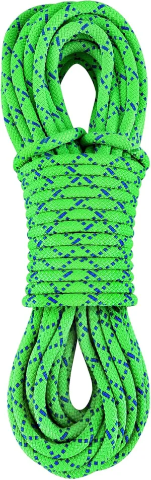 Prusik Cord 8mm (5/16in) 20M(65ft) Climbing Nylon Rope Accessory Line Double Braid Pre Cut Cord Climbing Rock Accessories Uiaa High Tensile Strength for Mountaineering, Canyoneering, Rescue