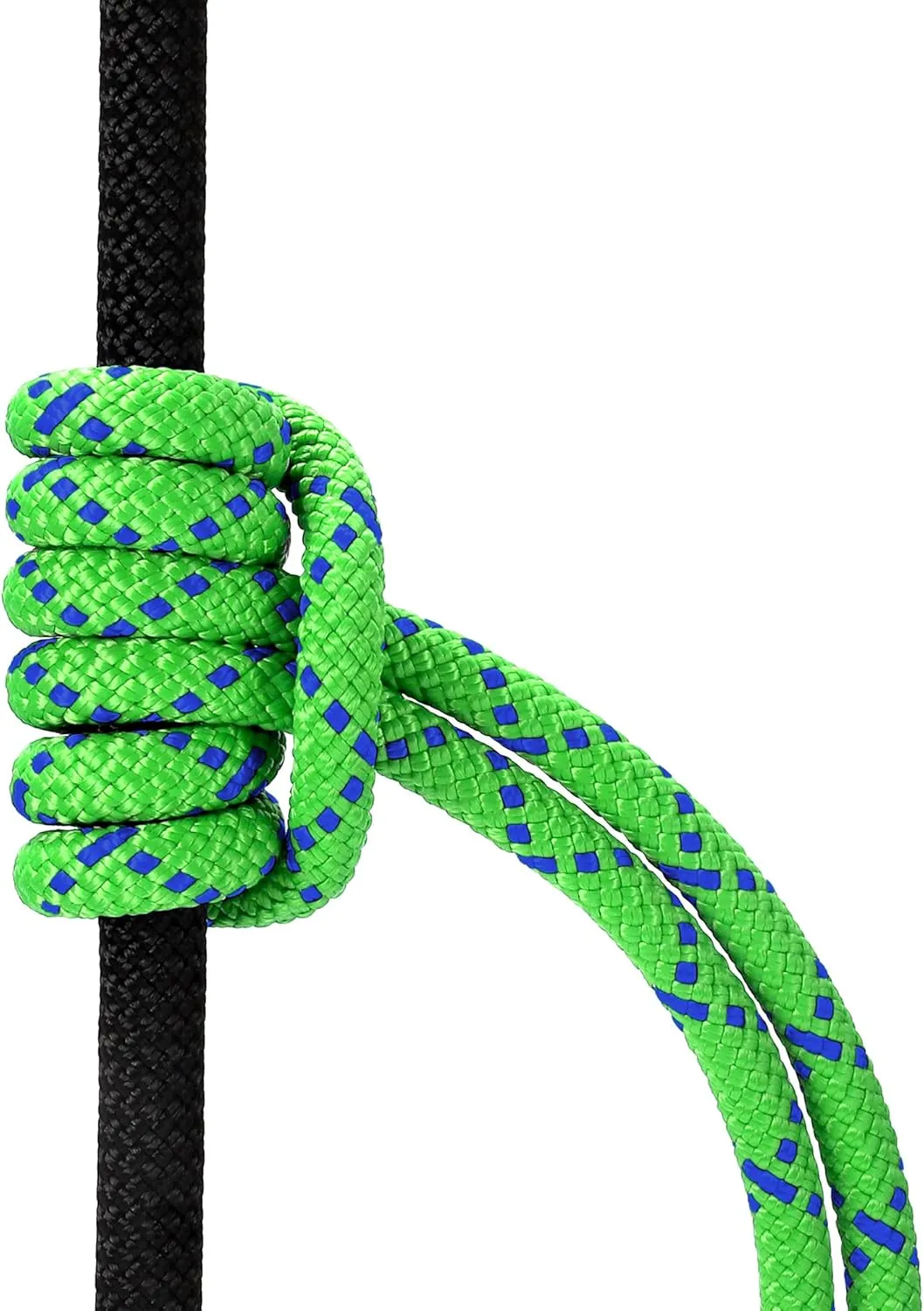 Prusik Cord 8mm (5/16in) 20M(65ft) Climbing Nylon Rope Accessory Line Double Braid Pre Cut Cord Climbing Rock Accessories Uiaa High Tensile Strength for Mountaineering, Canyoneering, Rescue