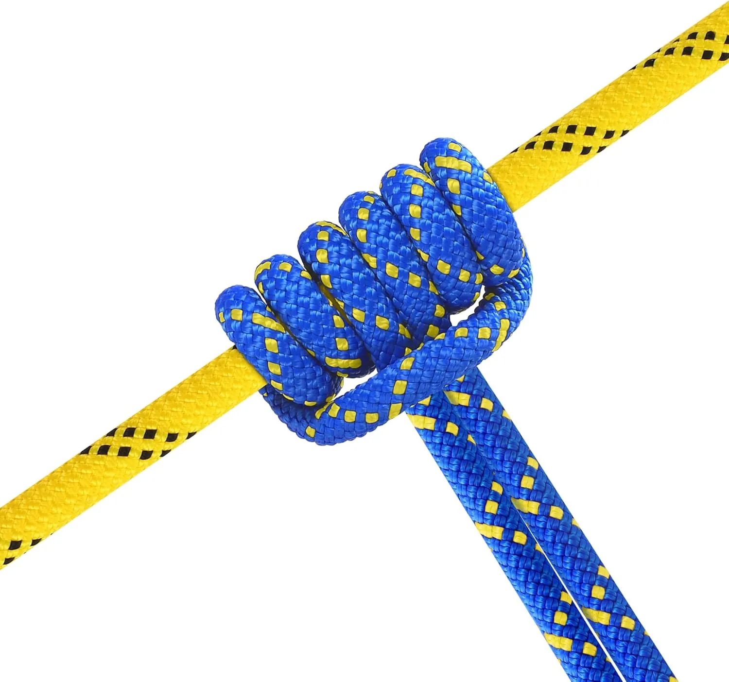 Prusik Cord Climbing Accessories Rope 8mm (5/16in) 20M(65ft) Accessory Line Double Braid Pre Cut Nylon Cord CE/UIAA High Tensile Strength for Mountaineering, Arborist, canyoneering, Rescue