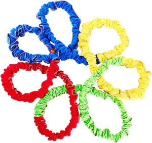 Pull Rope，Elastic Fleece Cooperative Stretchy Bands Integrations Dynamic Movement Exercise Bands for Group Activity, Party Game