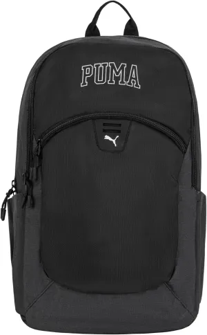 PUMA Unisex Kid's Rally Backpack, Black/Granite Heather, Large