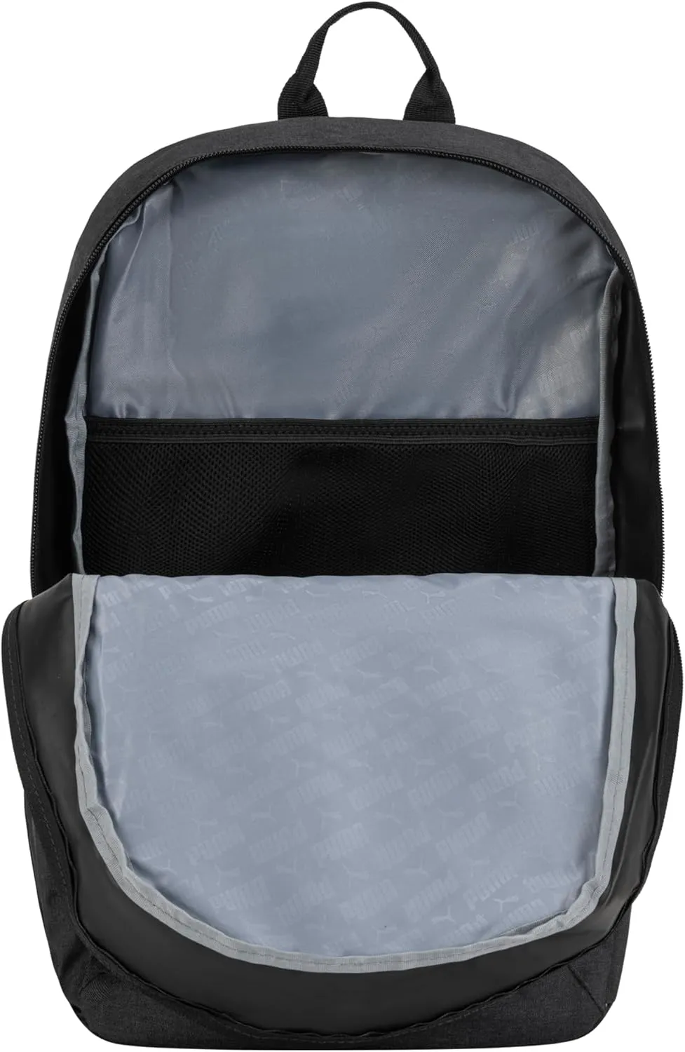 PUMA Unisex Kid's Rally Backpack, Black/Granite Heather, Large