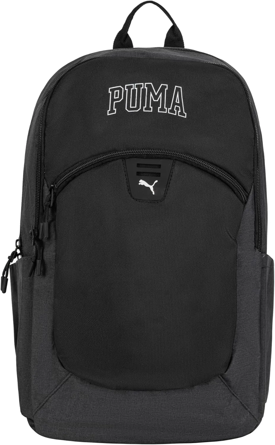 PUMA Unisex Kid's Rally Backpack, Black/Granite Heather, Large
