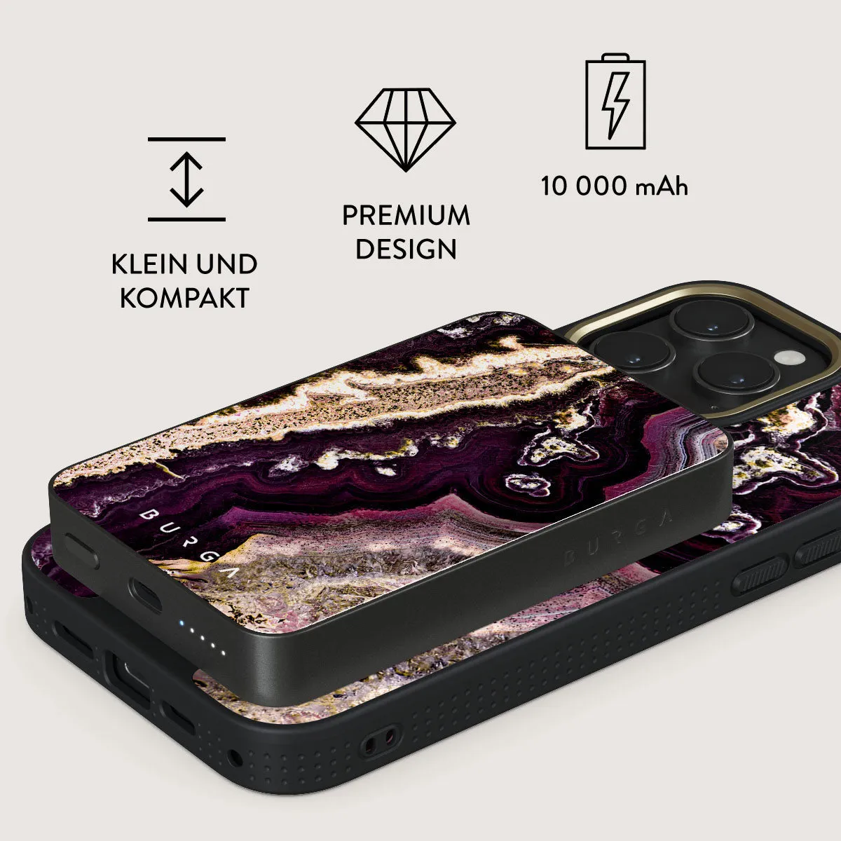 Purple Skies - Magnetic Powerbank