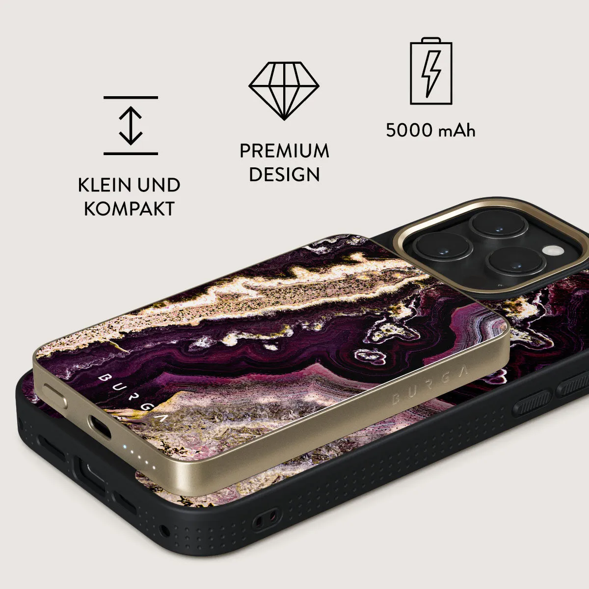 Purple Skies - Magnetic Powerbank