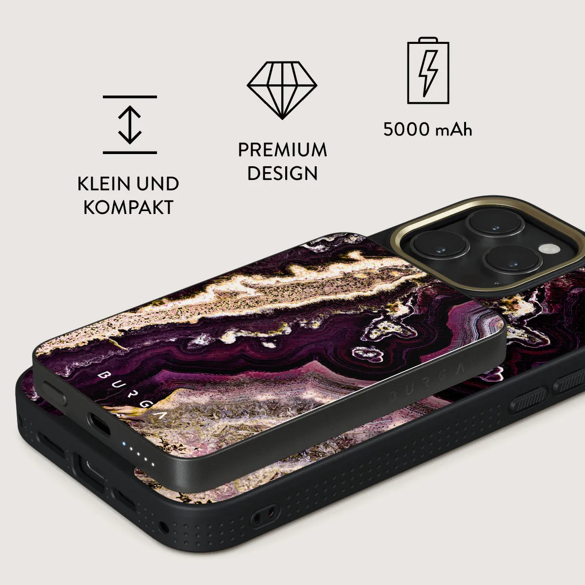 Purple Skies - Magnetic Powerbank