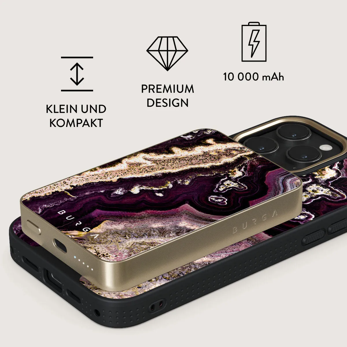 Purple Skies - Magnetic Powerbank