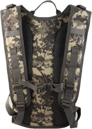 Qtqgoitem Outdoor Bicycle Traveling Hiking Camping Running Cycling Backpack Hydration Bladder Pack ACU Camouflage Color (Model: 880 e28 4fc 1dd 85b)