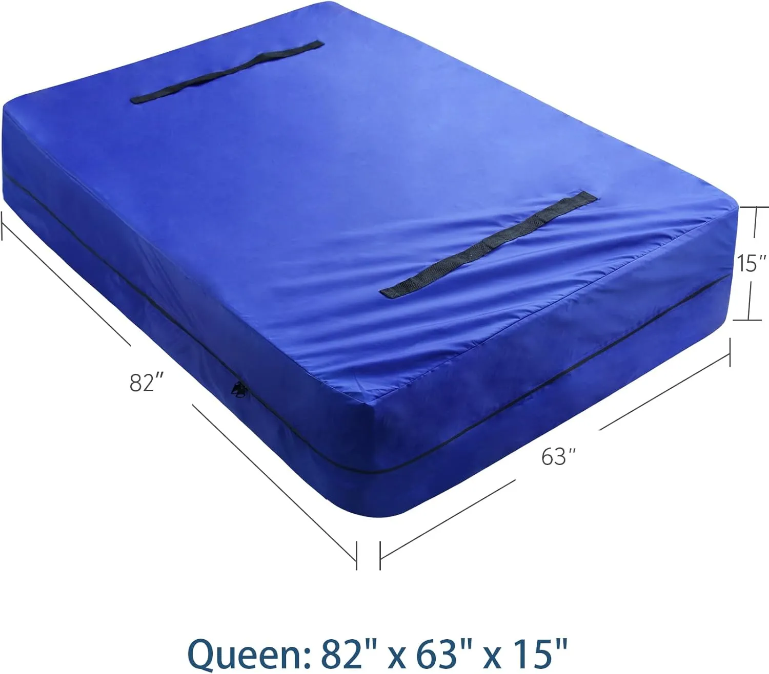 Queen Mattress Bag for Moving and Storage, Queen Size Mattress Cover for Moving with Heavy Duty Handles, Double Zippers, Reusable Waterproof Mattress Protector for House Moving Travel