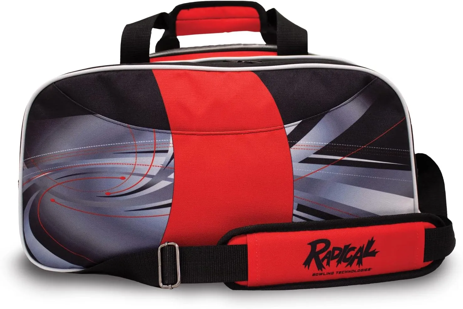 Radical Double Tote Bowling Bag Black Red