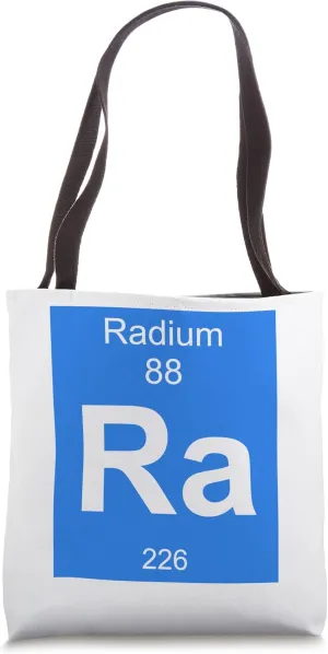 Radium Element Costume Periodic Table Chemistry Fun Tote Bag