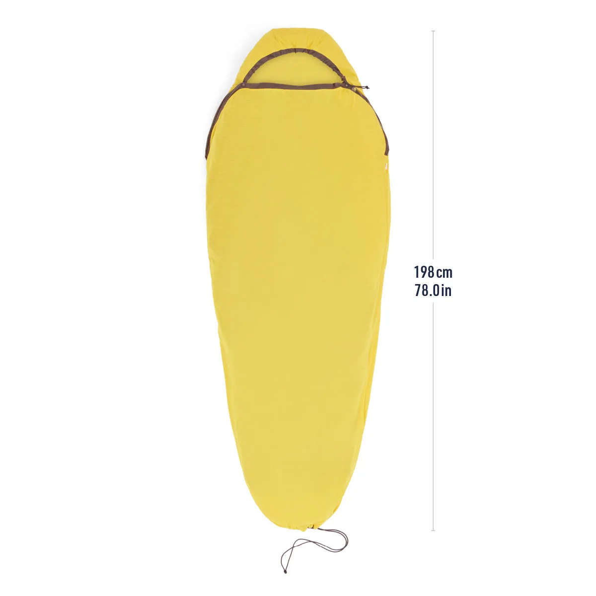 Reactor Sleeping Bag Liner - Mummy w/ Drawcord