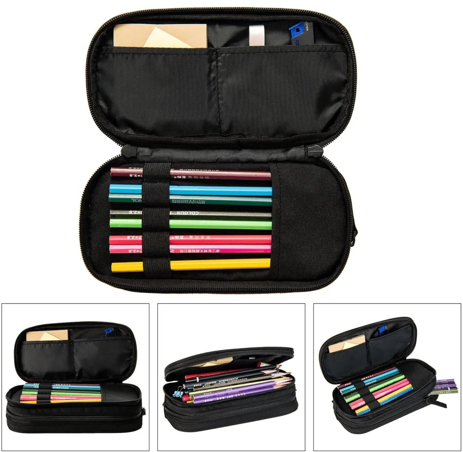 Red Nice Lip Imprint Multifunctional Pocket Backpack Crossbody Lunch Bag Pencil Case 3Pcs Set Large Capacity Backpack