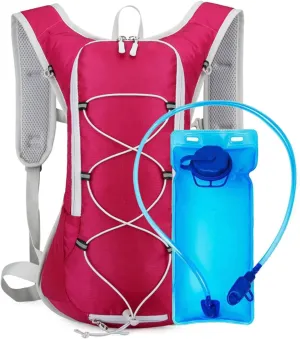 REEBOW GEAR Cycling Hydration Packs Hydration Backpack Running Backpack for Running Hiking Cycling Climbing,Red