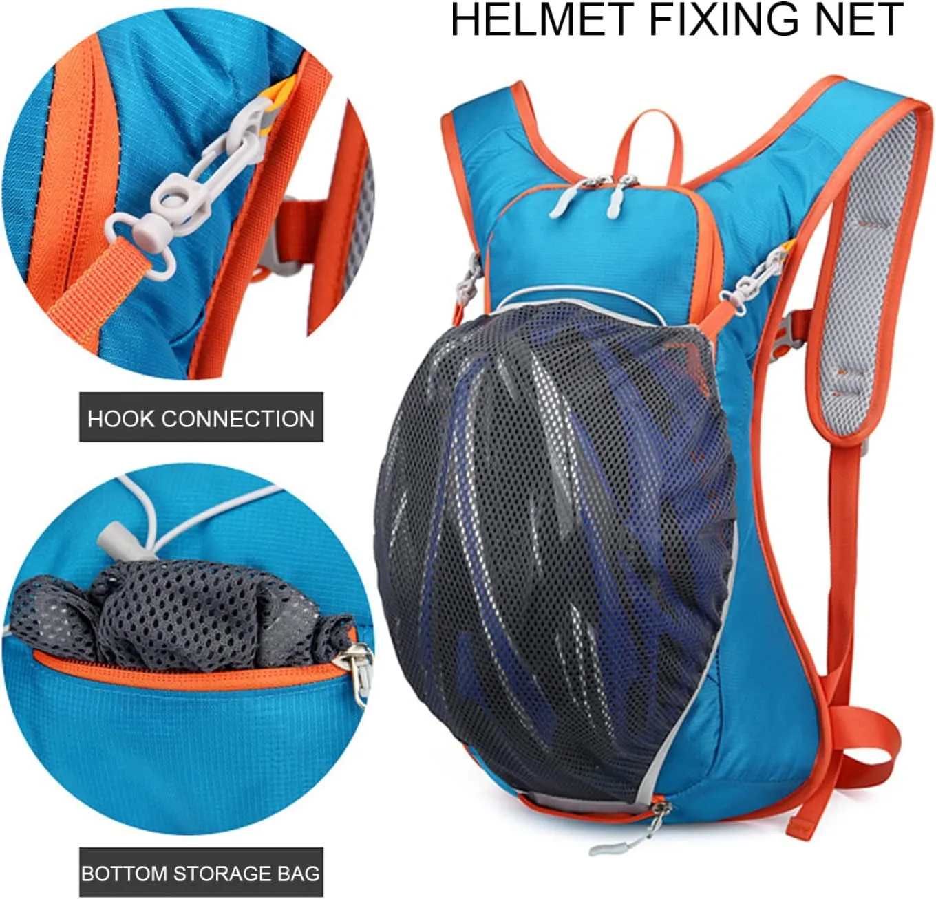 REEBOW GEAR Cycling Hydration Packs,Water Bladder Cleaning kit,Hydration Backpack Suitable for Running, Cycling and Mountaineering,Black