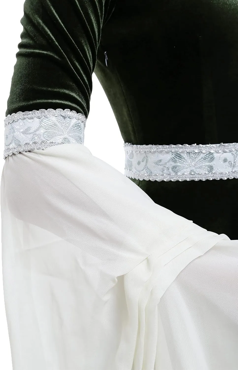 Renaissance Dress Women Retro Velvet Gown Medieval Costume Handmade Fantasy Medieval Dress