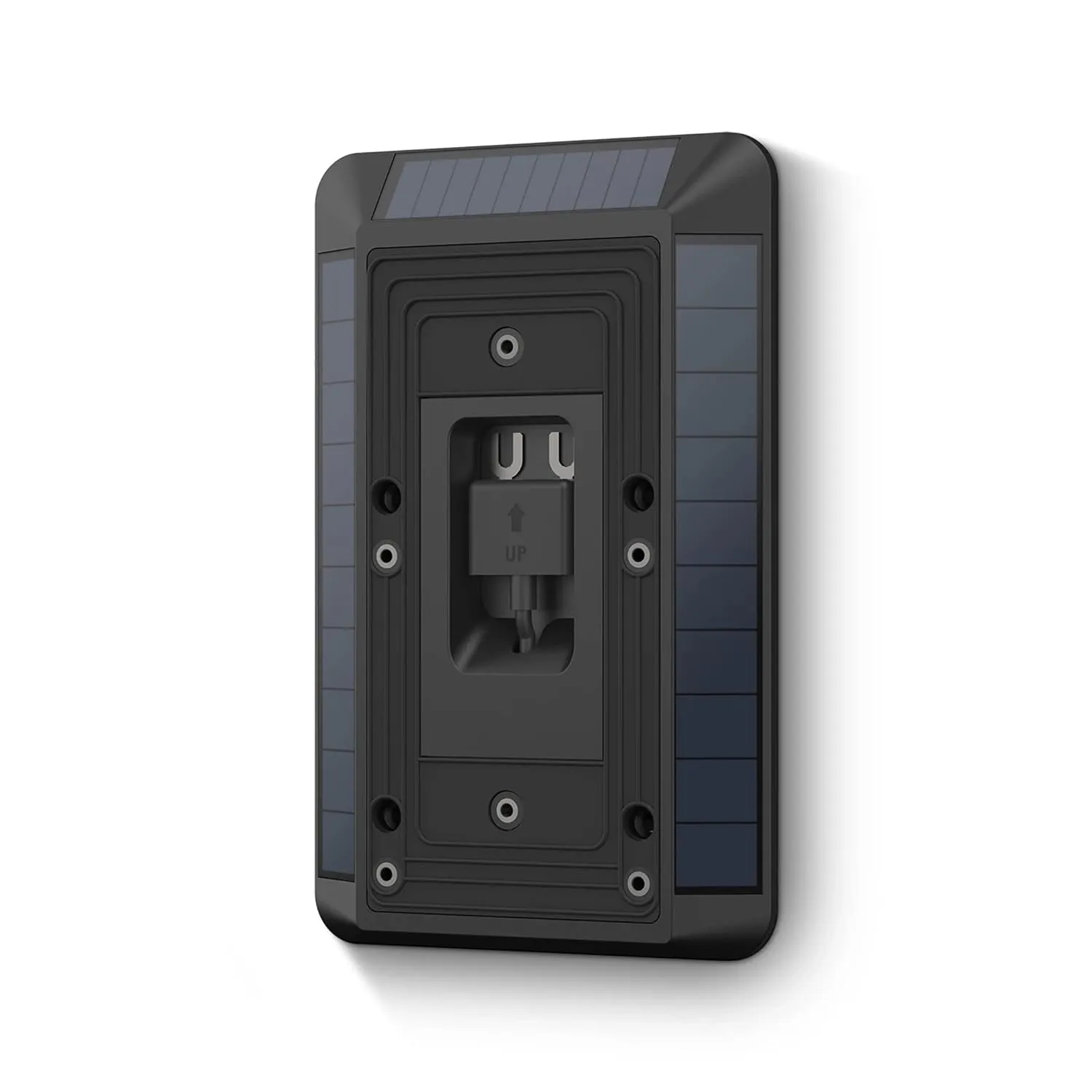 Ring Solar Charger for Battery Doorbells - compatible with Video Doorbell 3, Video Doorbell 3 Plus, Video Doorbell 4, Battery Doorbell Plus, Battery Doorbell Pro