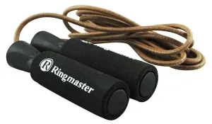 Ringmaster Leather Skipping Rope 9'