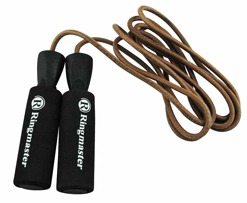Ringmaster Leather Skipping Rope 9'