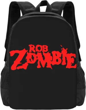 Rob Musics Zombie Backpack Large Capacity Leisure Travel Backpack Book Bag Outgoing Daypack 12.5x5.5x16.5 inch