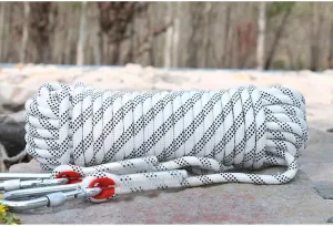 rock climbing rope, climbing rope static rock climbing rope rappel rope for tree climbing for outdoor climbing equipment rescue paracord against