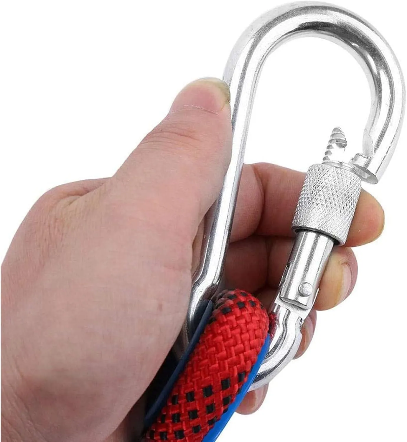 Rock Climbing Rope, Outdoor Climbing Rope Static Rock Climbing Rope for Hiking Mountaineering Training Rescue Fire Escape (Black)