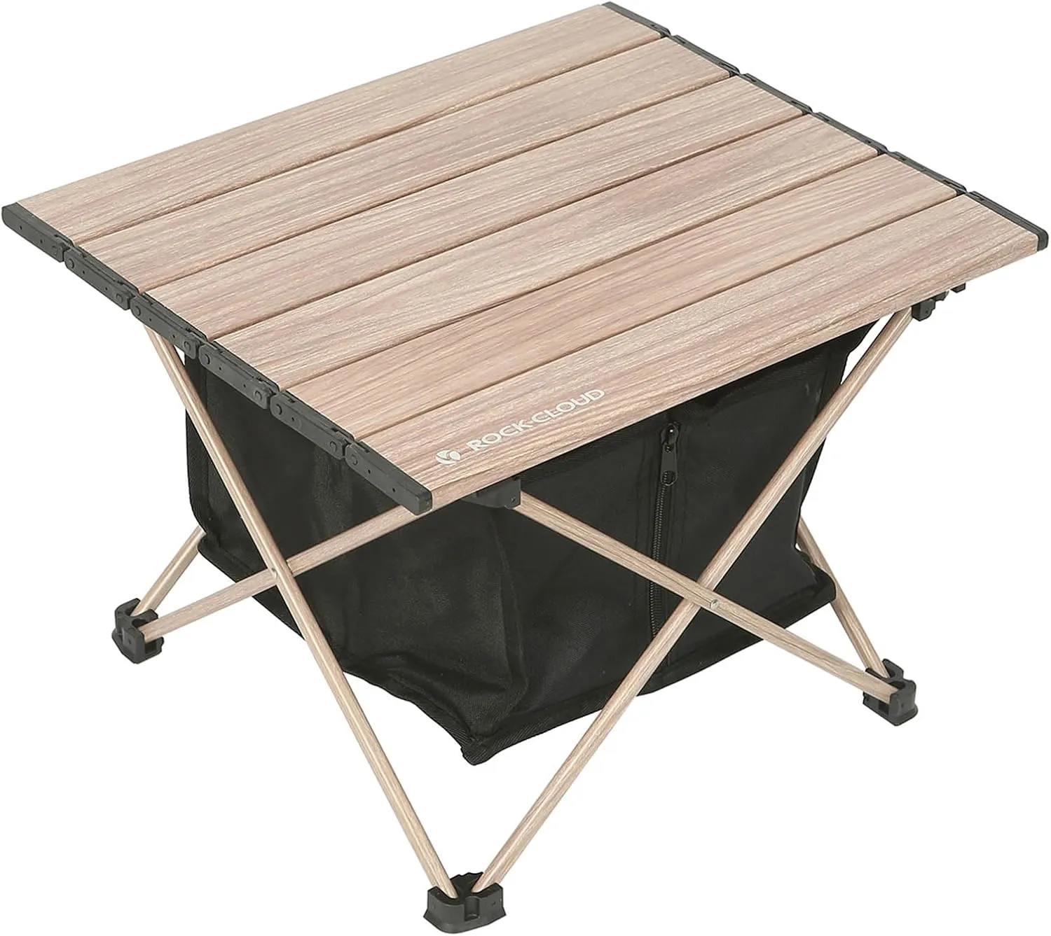 ROCK CLOUD Portable Camping Table Ultralight Aluminum Camp Table with Storage Bag Folding Beach Table for Camping Hiking Backpacking Outdoor Picnic