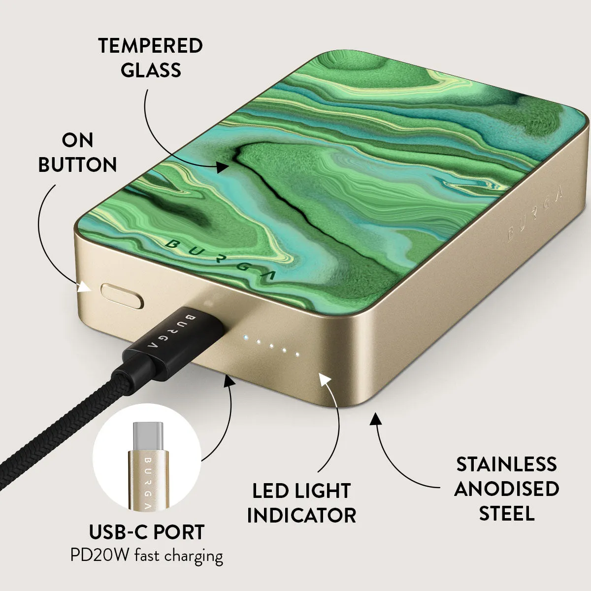 Rock On - Magnetic Power Bank