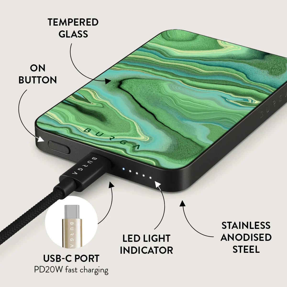 Rock On - Magnetic Power Bank
