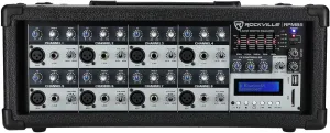 Rockville RPM85 2400w Powered 8 Channel Mixer, USB, 5 Band EQ, Effects/Bluetooth