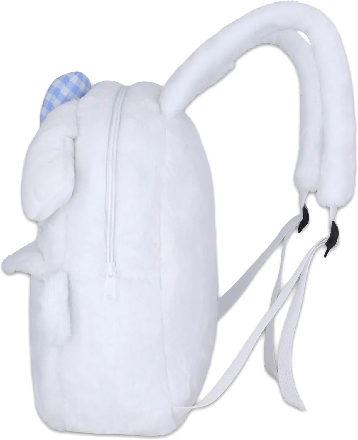 Roffatide Anime Big Ear Dog Cartoon Stuffed Backpack Kawaii Lolita JK Women Bag Birthday Gifts White