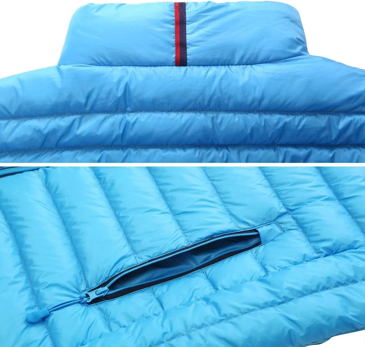 Rokka&Rolla Men's Lightweight Packable Down Jacket Puffer Coat