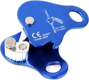 Rope Grab Ascender Climbing Outdoor Self Locking Movable Protector Aerial Work Fall Safety Device for Mountaineering