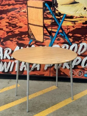 Round Bamboo Table