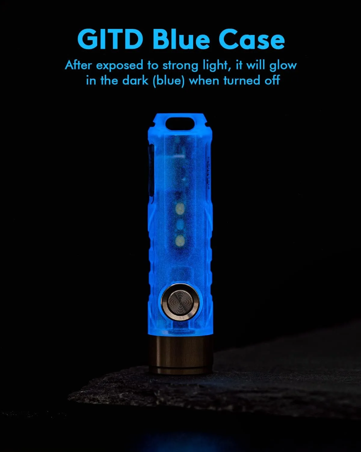 RovyVon Aurora A7 G4 7075 USB C Rechargeable Keychain Flashlights 650 High Lumens Small Bright EDC Flashlight, White/365nm Versatile Sidelights for Camping, Walking Dog, Night Running