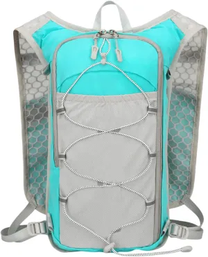 Running Backpack - Outdoor Jogging Water Bladder,Breathable & Reflective Hydration Backpack for Running and Jogging, for Runs, Cycling, Trails, Marathons
