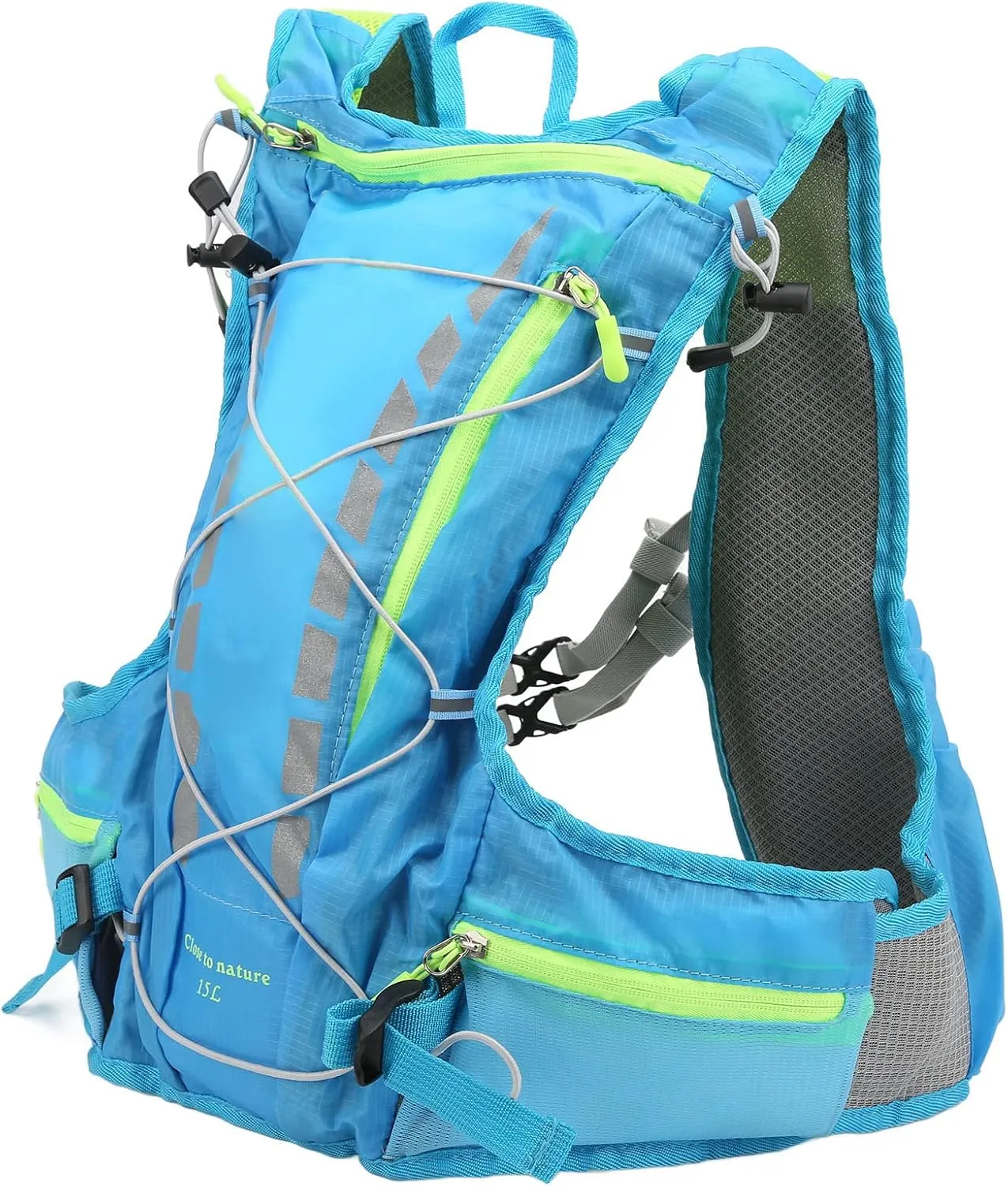 Running Hydration Backpack Versatile Breathable Outdoor Hiking Backpack Practical Durable Hiking Equipment for Running Hiking Biking and Outdoor Activities