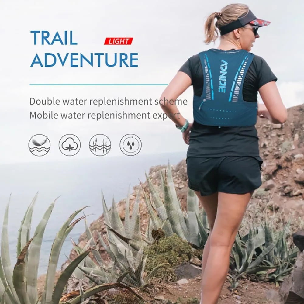 Running Hydration Vest Comfortable & Adjustable Hydration Backpack for Running Hiking Climbing Cycling Hydration Pack Vest